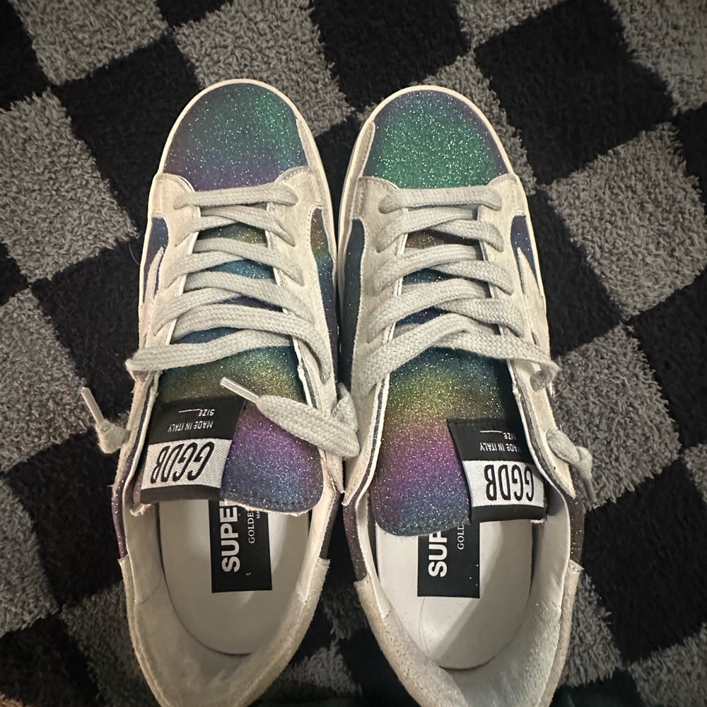 Golden Goose Matte Glitter Superstars size 37 - Picture 9 of 13